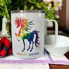 Rainbow Horse Western Mug, Camp Cup