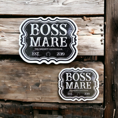 Boss Mare Sticker, Western Vinyl Decal
