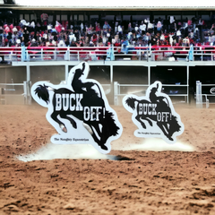Buck Off Horse Rodeo Sticker
