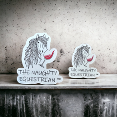 The Naughty Equestrian Sticker