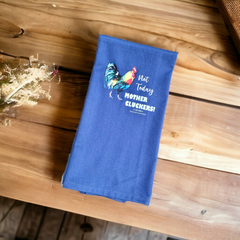 The Naughty Equestrian Wholesale Boutique Supplier Mother Clucker Farm Animal Rooster Cotton Kitchen Tea Towel