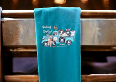 The Naughty Equestrian Wholesale Boutique Supplier Riding Dirty Farm Animal Cotton Kitchen Tea Towel