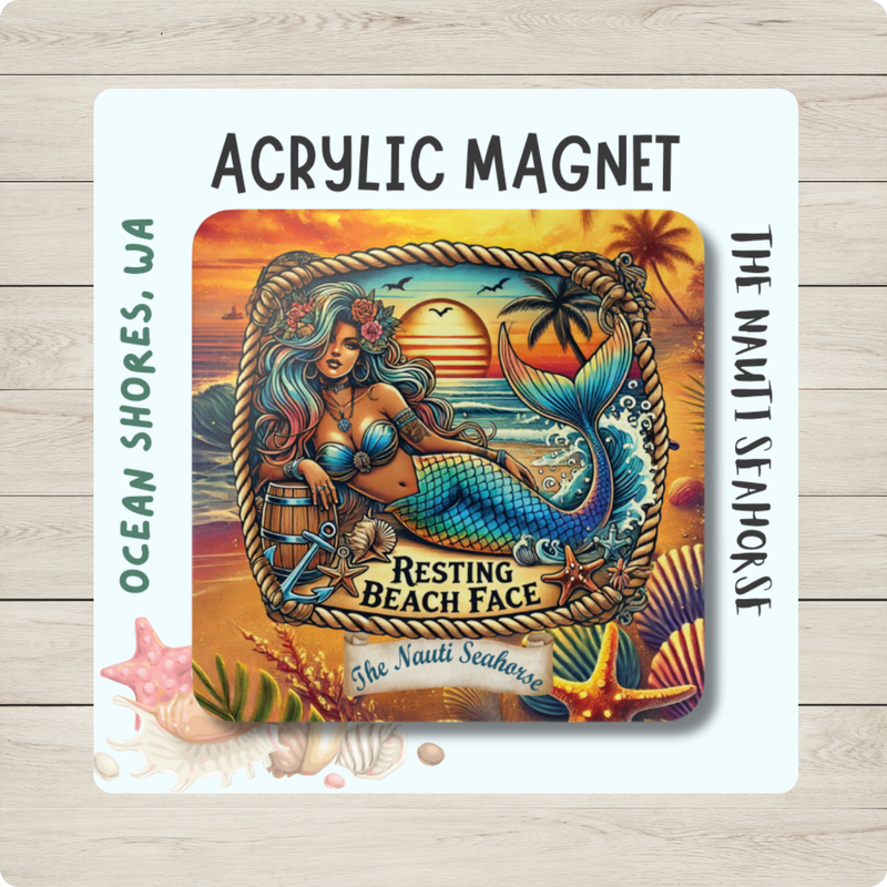 Ocean Shores Heron Fridge Magnet

Get the perfect companion for your beach house fridge with our Mermaid Beach Fridge Magnet. Featuring a mermaid design and the words 