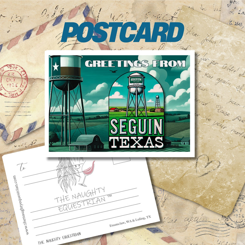 Greetings from Seguin, Texas City Postcards, 5x7 Glossy Collectibles