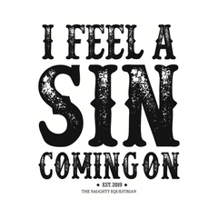 I Feel a Sin Coming On Refrigerator Magnet, Western Magnet