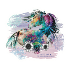 Watercolor Horse Sticker