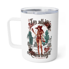 I'm All in Cowboy Western Mug, Camp Cup