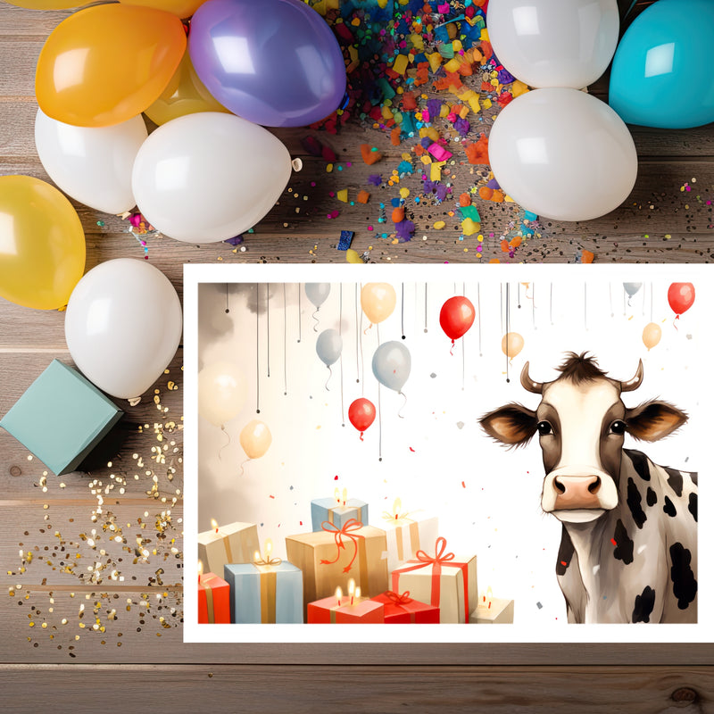Moo-rific Wishes: Birthday Joy with a Side of Cow-tastic Cheer!