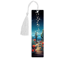 Desert Night Aluminum Bookmark