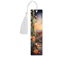 Desert At Dusk Aluminum Bookmark