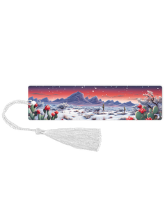 Twilight Hour in the Desert Aluminum Bookmark