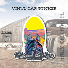 Desert Between the Ears Series Sticker, Vinyl Car Decal