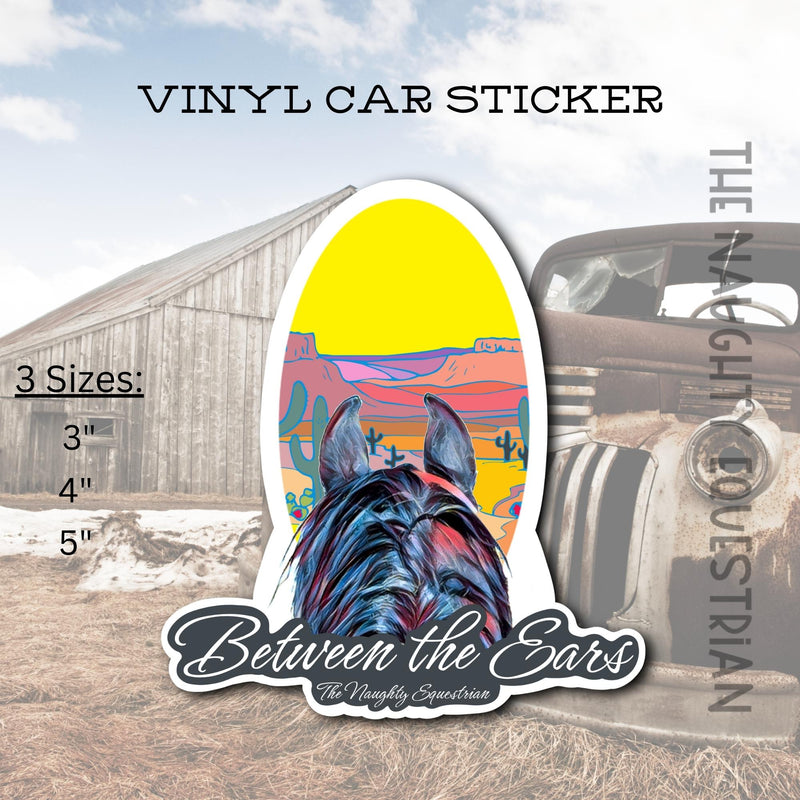 Desert Between the Ears Series Sticker, Vinyl Car Decal