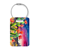 Desert At Night Aluminum Bag Tag for Luggage