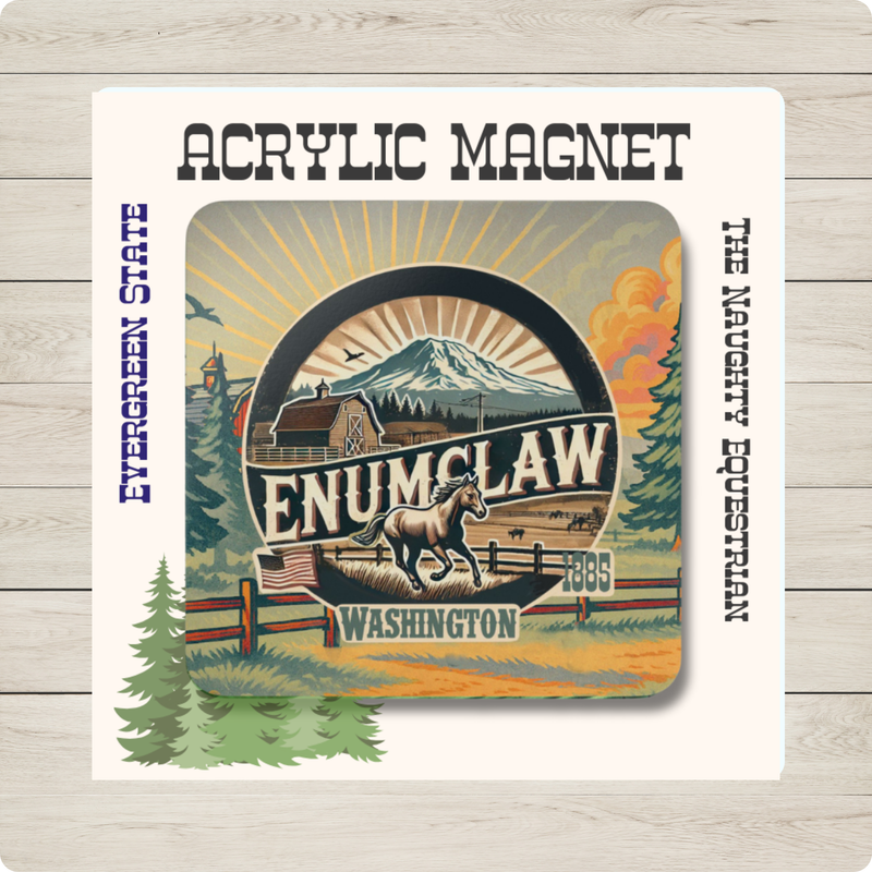 Enumclaw Horse WA Fridge Magnet