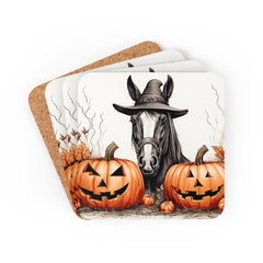 Black Mare Halloween Coaster Set
