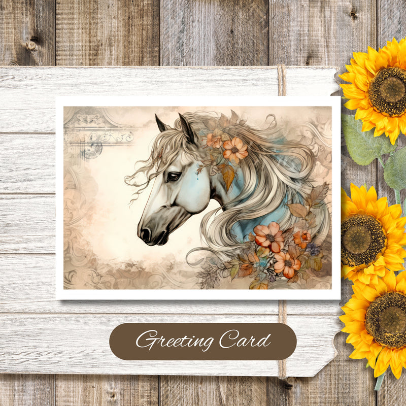 Gentle Whispers - Pastel Petal Whisper Greeting Card