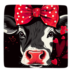 Mini Glass Magnet Herd You Love Me Valentine Magnets