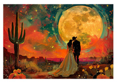 Western wedding, anniversary card, country western, country wedding, western bride, greeting card, wedding invitation, wedding invite, wedding anniversary, western watercolor card, wedding stationary, cowboy wedding, cowgirl wedding, barn wedding