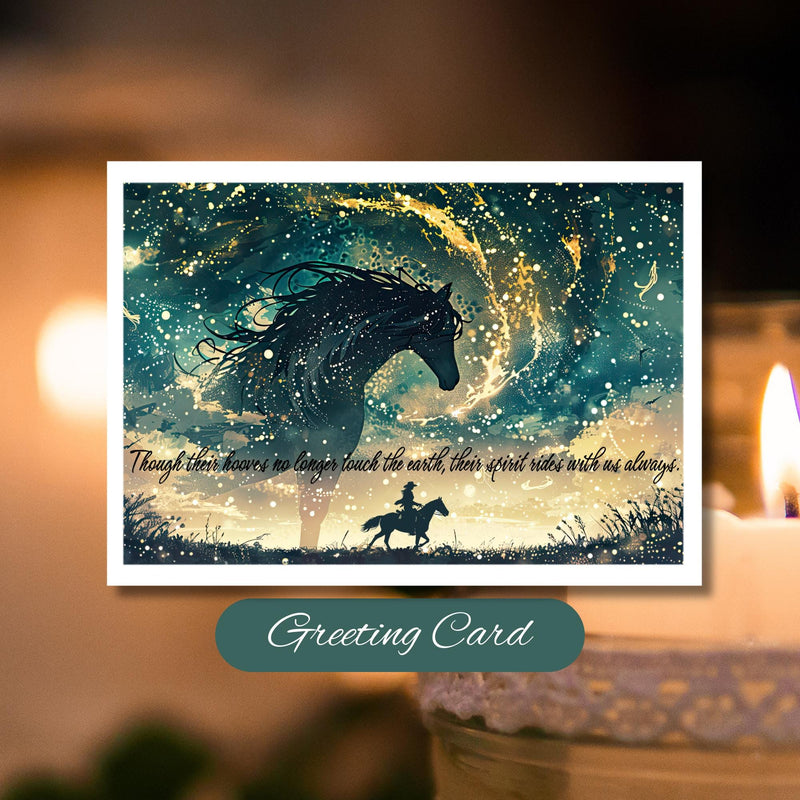 Sympathy card, horse loss, loss of horse, pet loss, equine loss, horse loss gifts, loss of horse card, loss of horse gift, pet loss gift, horse loss poem, horse gift, pet sympathy card, pet sympathy gift, pet loss sympathy,