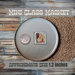 Mini Glass Magnets Buckin' Beauties Snarky Magnets
