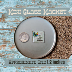 Mini Glass Magnets Barnyard Snark Magnets