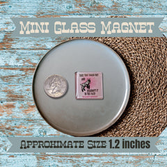 Mini Glass Magnets Barnyard Snark Magnets