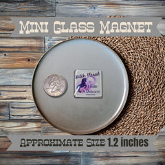 Buckin' Beauties Mini Glass Magnets: Snarky Cowgirl Set of 6