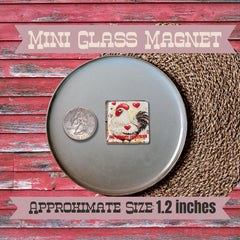 Mini Glass Magnets: Herd You Love Me, Equestrian Gift, Set of 6