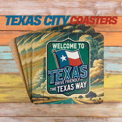 Welcome to Texas Bar Coaster, The Lone Star State Coaster