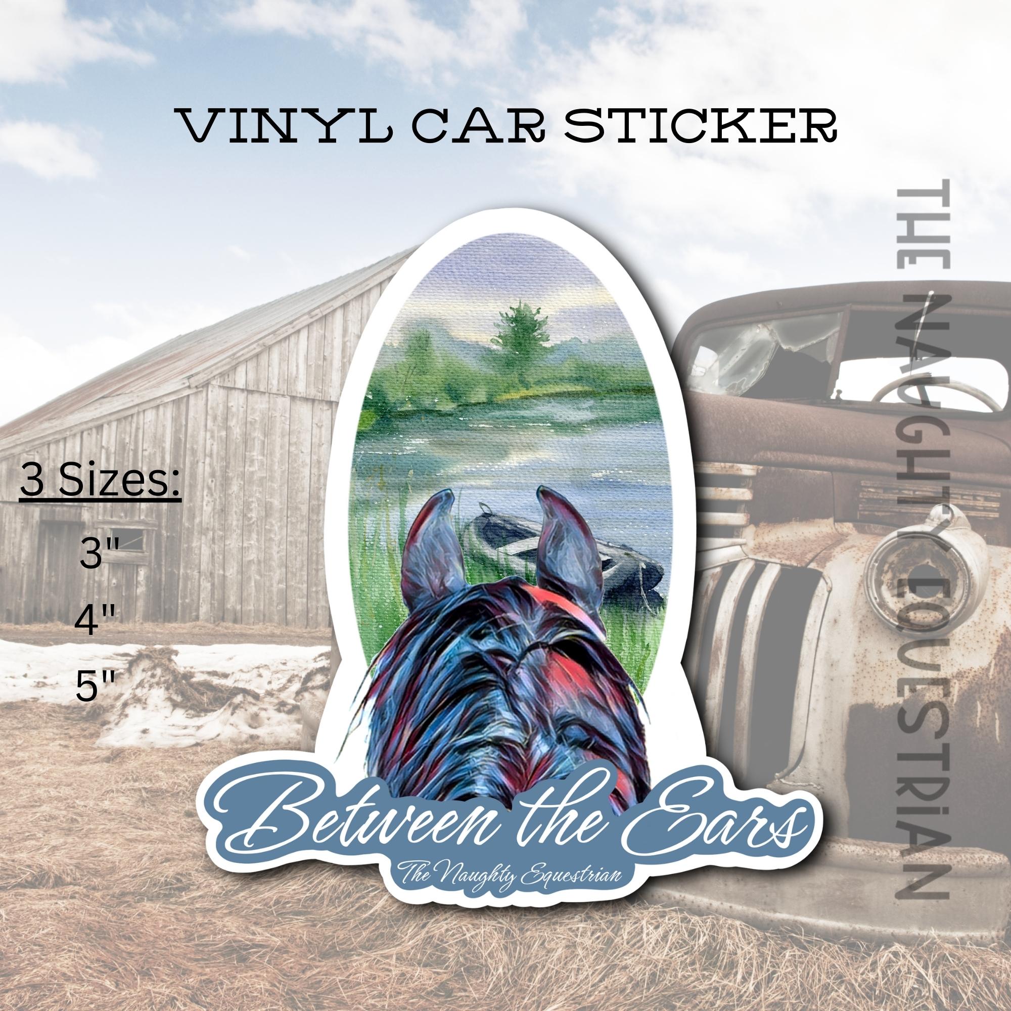 Lake Between the Ears Series Sticker, Vinyl Car Decal