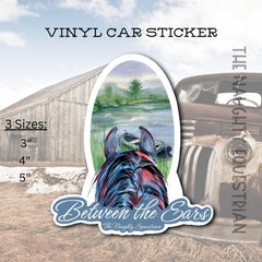 Lake Between the Ears Series Sticker, Vinyl Car Decal