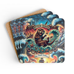 Otter Chaos Bar Coaster