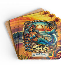 Mermaid Resting Beach Bar Coaster