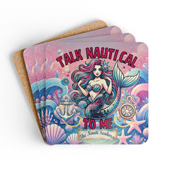 Mermaid Talk Nautical Bar Coaster