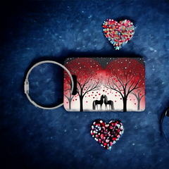Horses Love Aluminum Bag Tag for Luggage