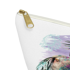 Watercolor Sunflower Horse Makeup Bag - The Naughty Equestrian