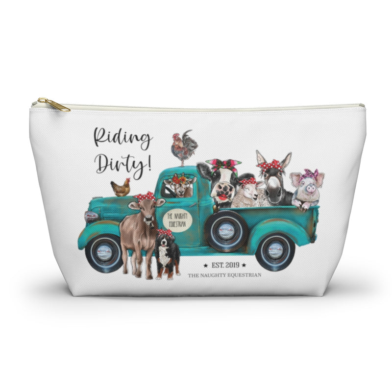 The Naughty Equestrian Riding Dirty Farm Animal Makeup Bag