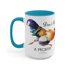 Custom Rooster Mug, Personalized Mug - The Naughty Equestrian