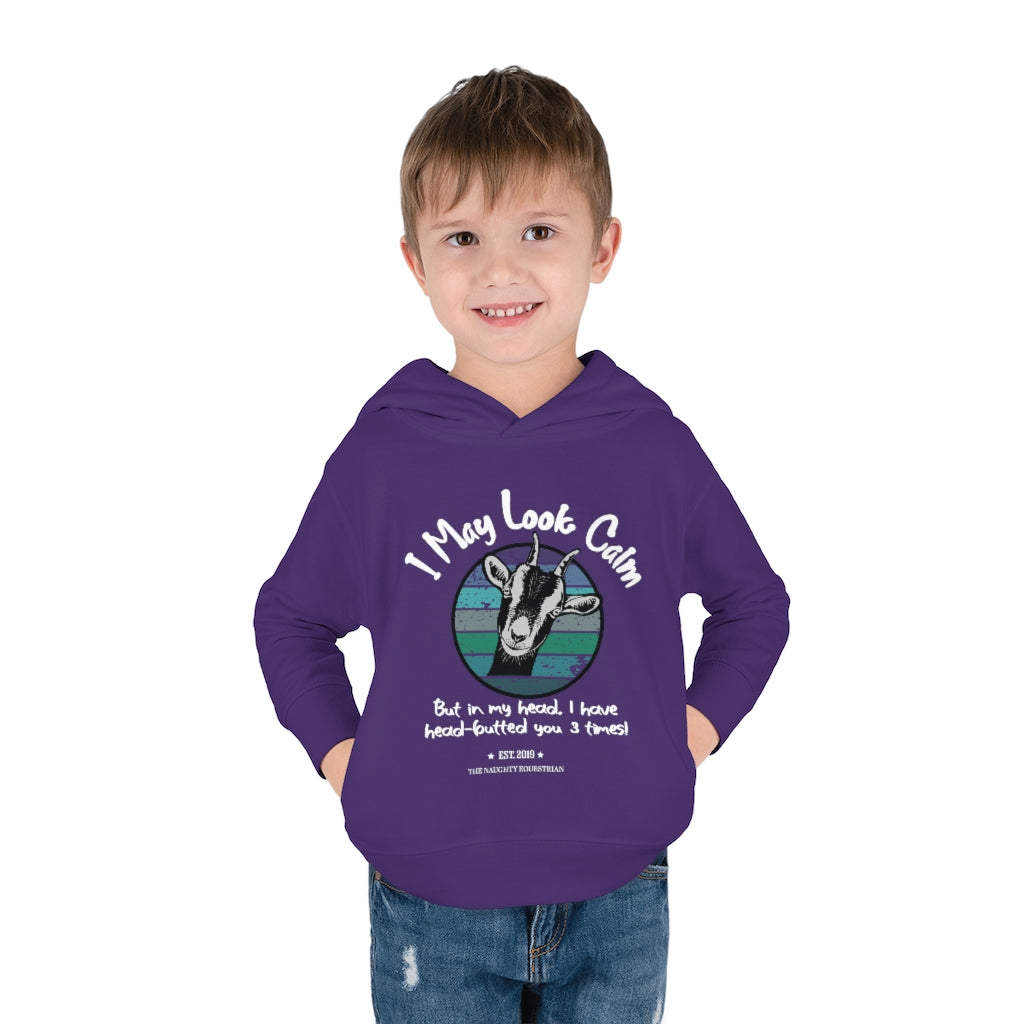 The Naughty Equestrian Funny Goat Toddler Sweatshirt