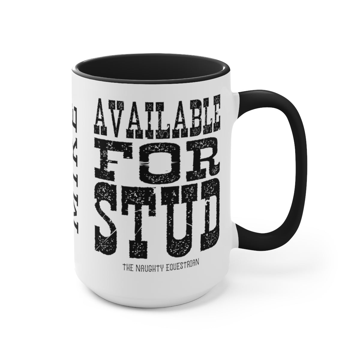 Available for Stud Horse Mug, Custom Horse Coffee Mug - The Naughty Equestrian
