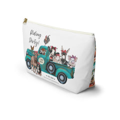 The Naughty Equestrian Riding Dirty Farm Animal Makeup Bag