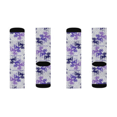 Fancy Horse Purple Socks