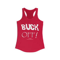 Buck Off Western Racerback Tank