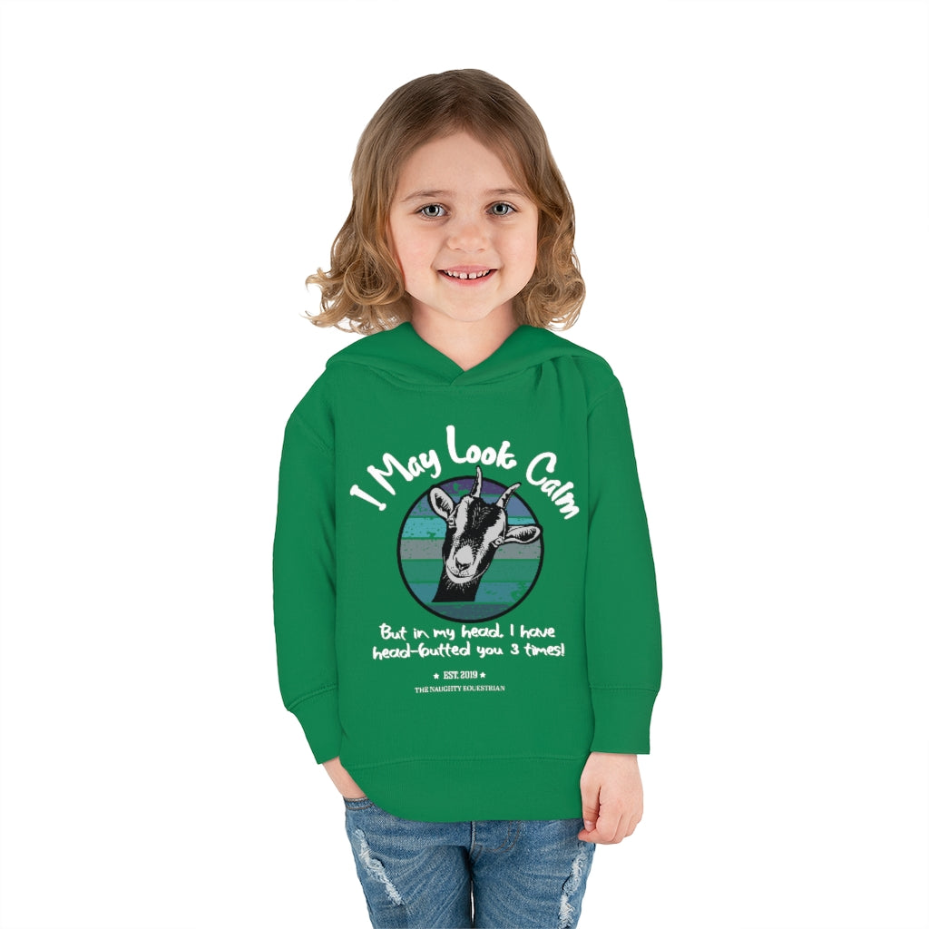 The Naughty Equestrian Funny Goat Toddler Sweatshirt