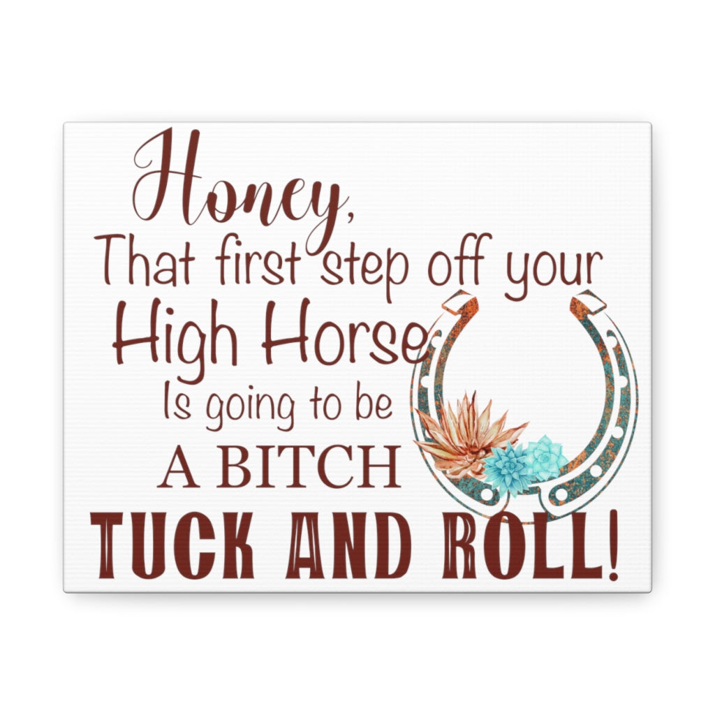 Tuck and Roll Horseshoe Wall Hanging - The Naughty Equestrian