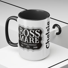 Custom Horse Mug, Boss Mare Mug - The Naughty Equestrian