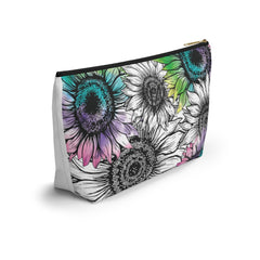 Watercolor Sunflower Horse Makeup Bag - The Naughty Equestrian