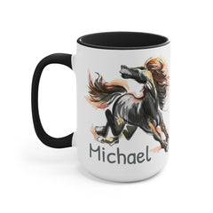 Custom Horse Mug, Horse Coffee Mug - The Naughty Equestrian