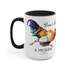 Custom Rooster Mug, Personalized Mug - The Naughty Equestrian